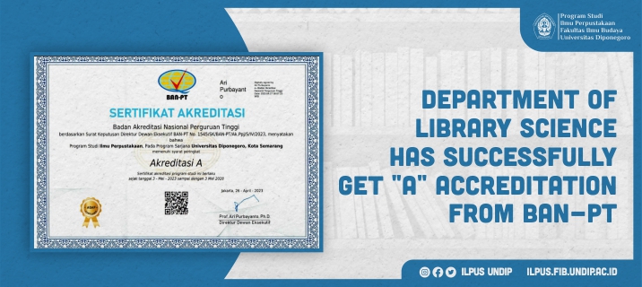 Akreditasi prodi ilpus undip 2023-2028
